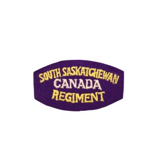 South Saskatchewan Regiment – Embroidered shoulder title
