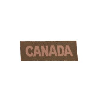 CANADA – Printed shoulder title