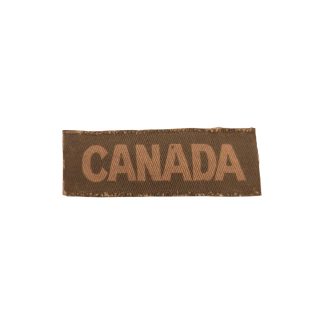 CANADA – Printed shoulder title