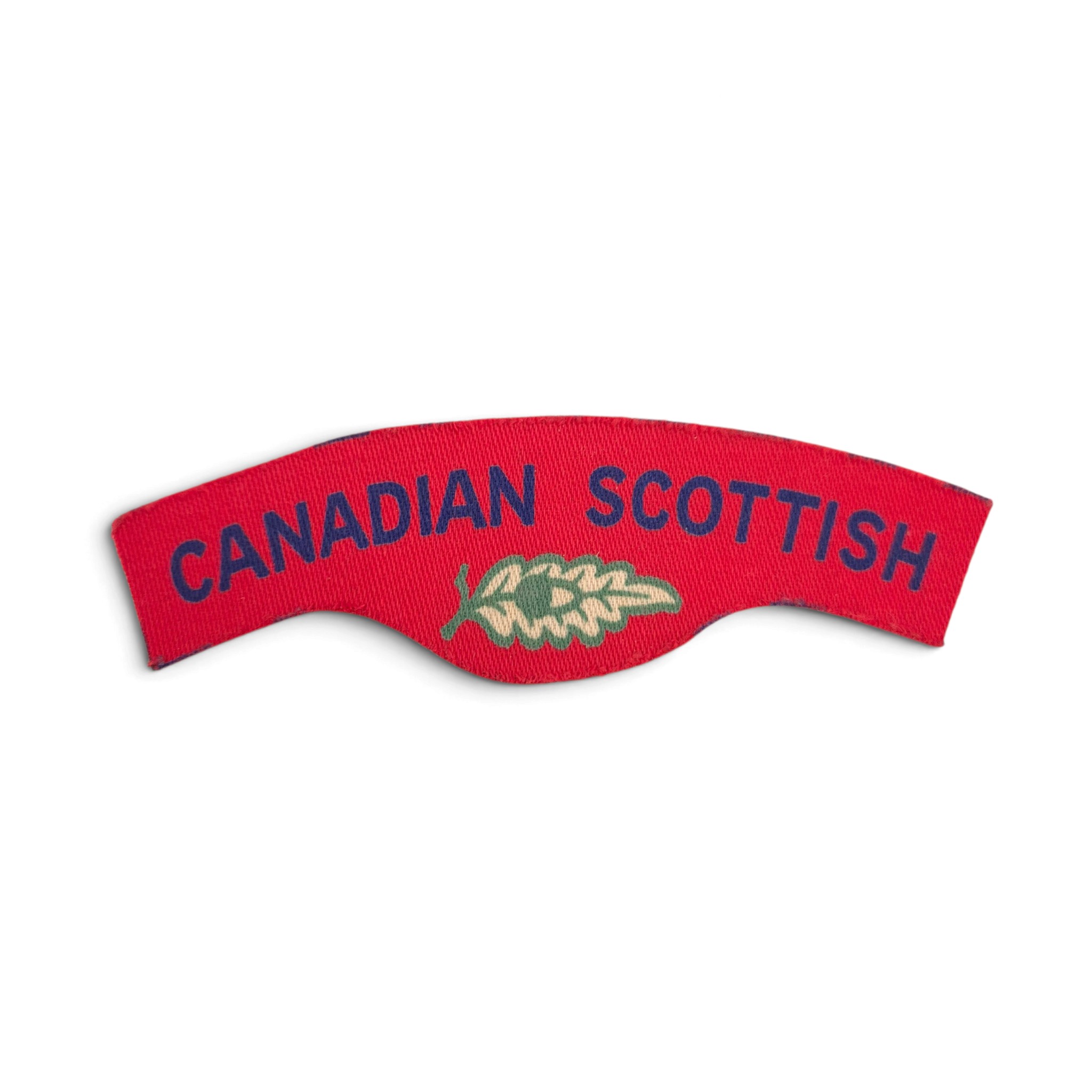 Canadian Scottish Regiment - Printed shoulder title
