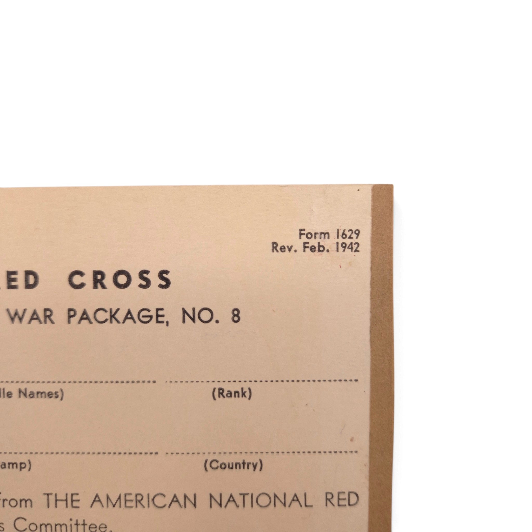 Prisoners of War Post - Including Red Cross POW food package lists - Image 12
