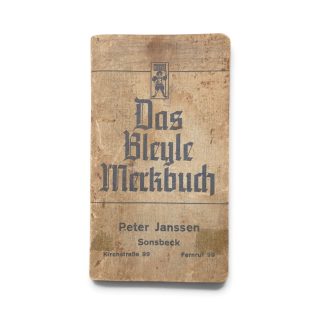 German “Das Bleyle Merkbuch” pocket reference booklet