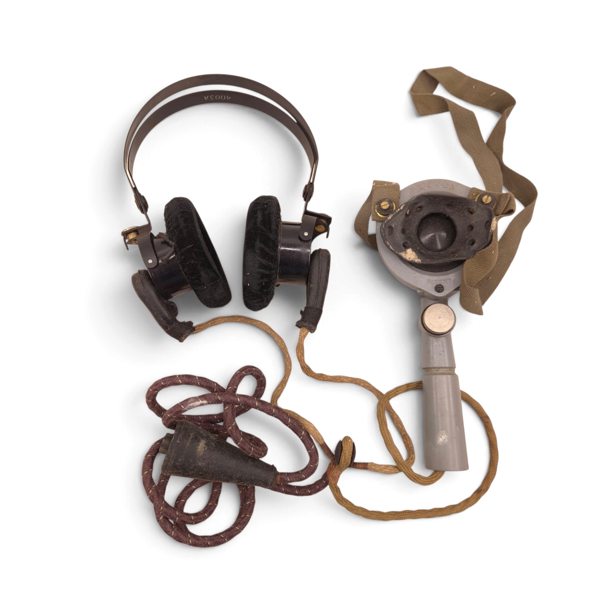 British/Canadian Headphones and Microphone in cardboard-box - Image 5