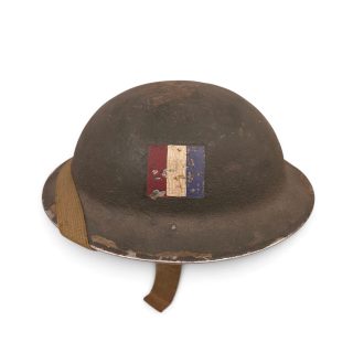British MkII Helmet with Unit Flash and Name