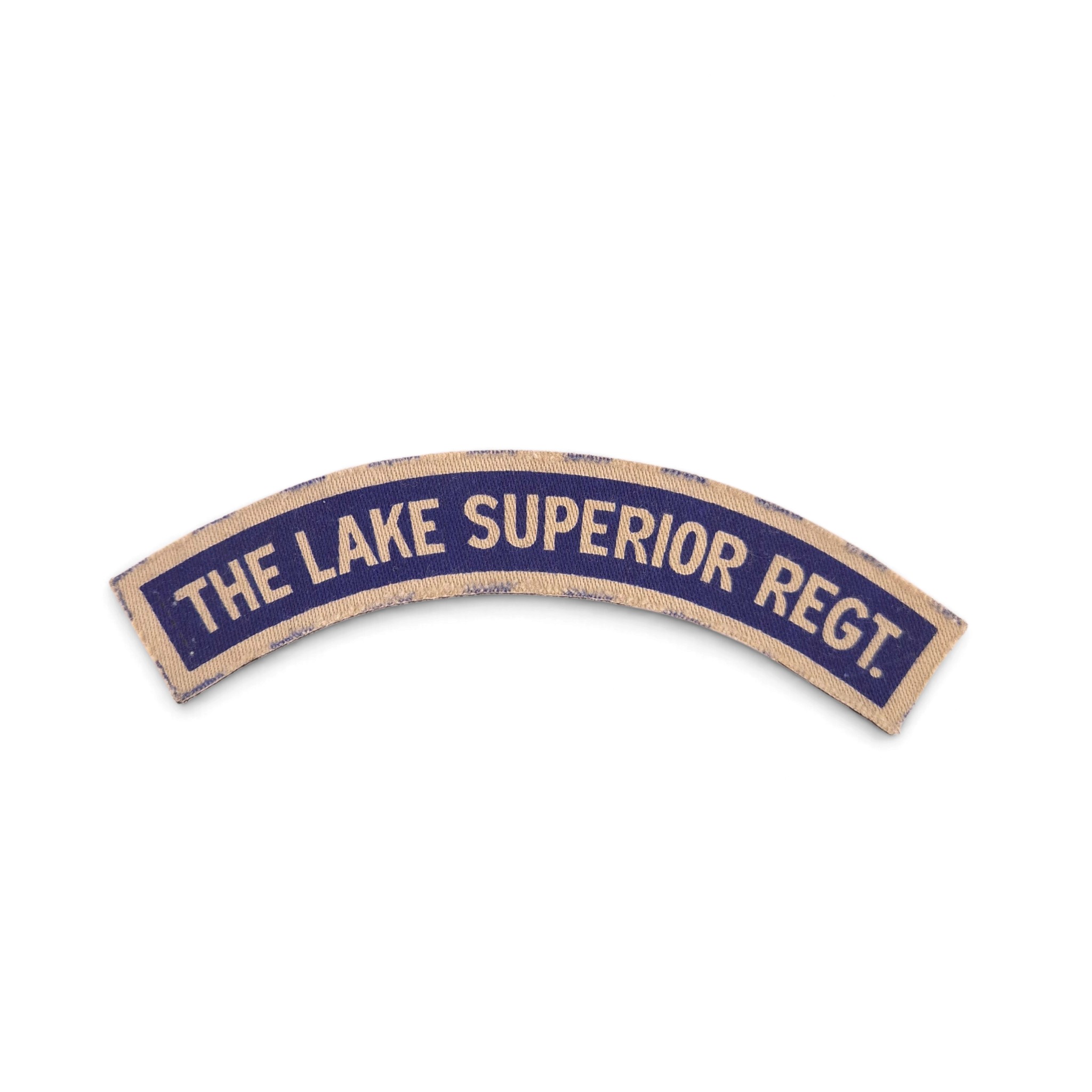 Lake Superior Regiment - Printed shoulder title