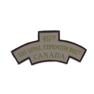 49th Loyal Edmonton Regiment – Printed shoulder title