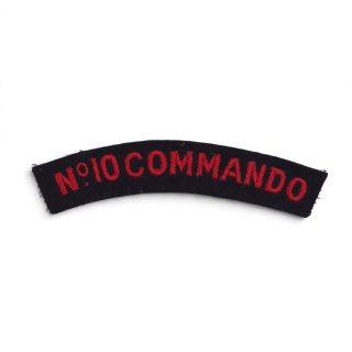 No.10 (Inter-Allied) Commando – Embroidered shoulder title
