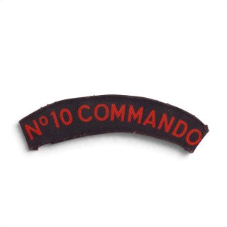 No.10 (Inter-Allied) Commando – Printed shoulder title