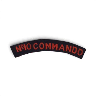 No.10 (Inter-Allied) Commando – Embroidered shoulder title