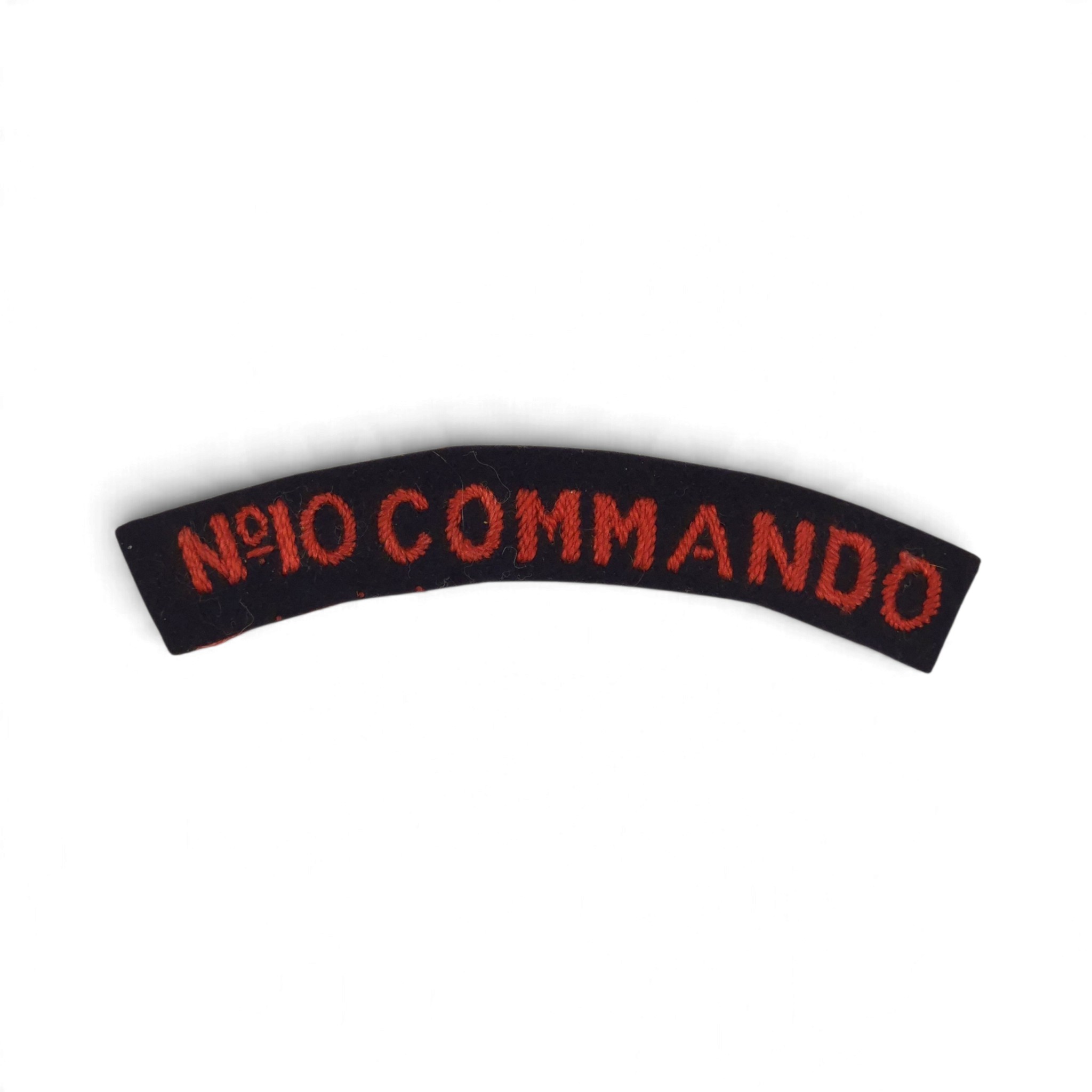 No.10 (Inter-Allied) Commando - Embroidered shoulder title