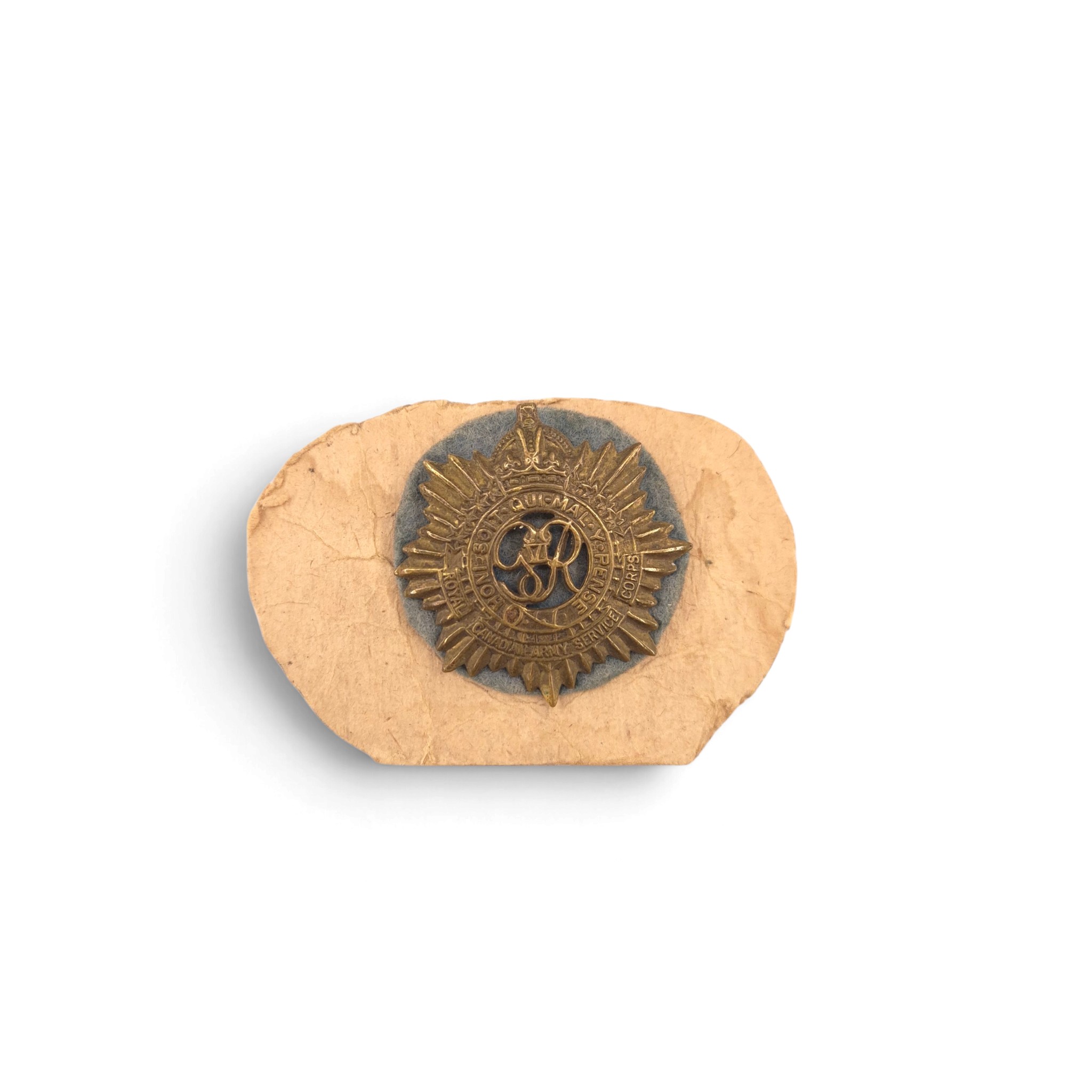 RCASC Capbadge - Staff Sergeant Graves