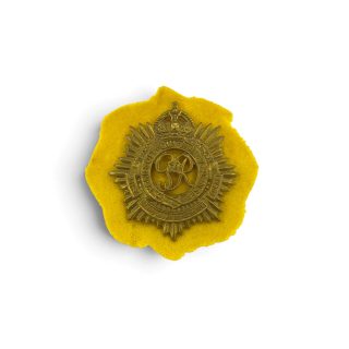 RCASC Cap badge with backing