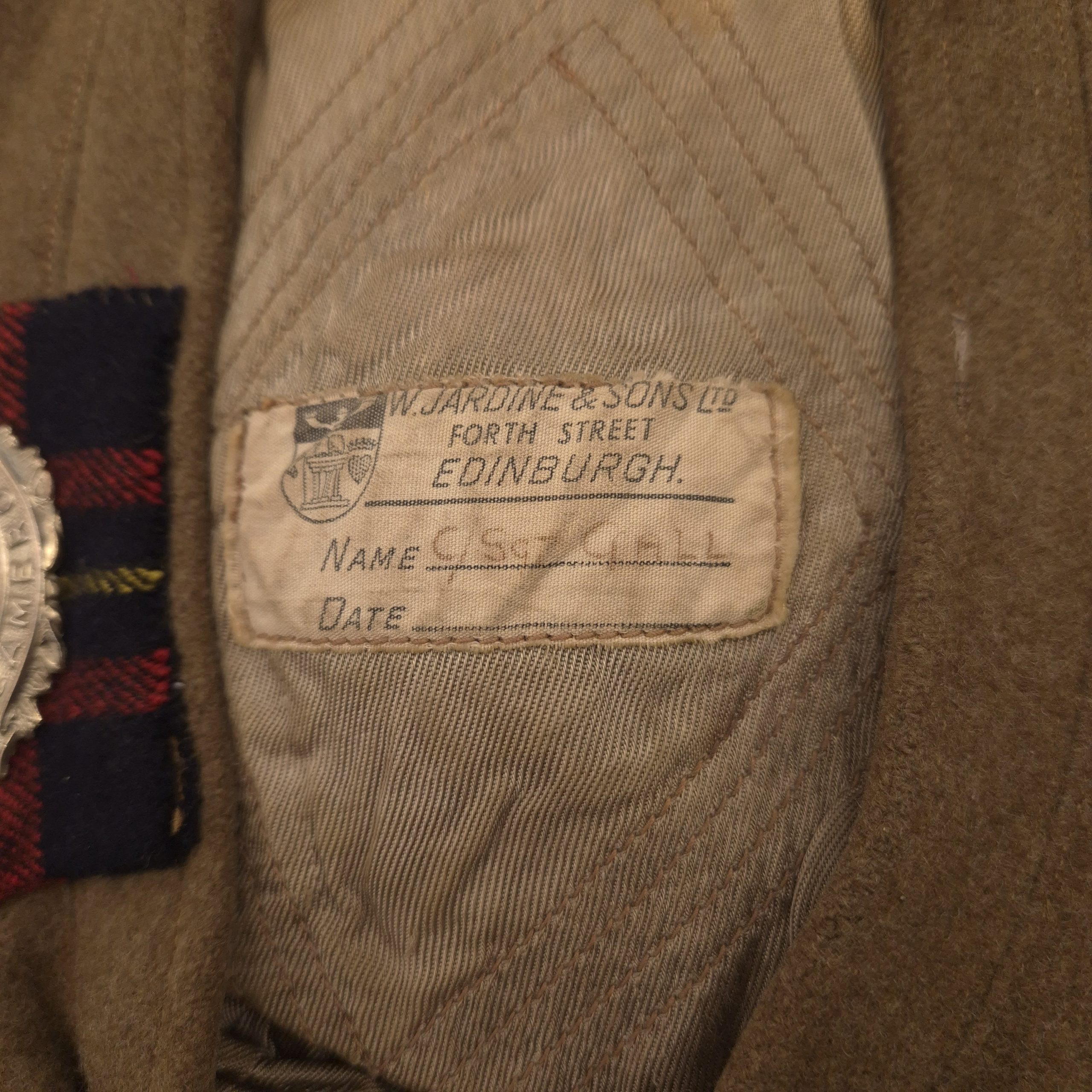 Cameron Highlanders Tam O’Shanter - C/Sgt. Gall - Image 3