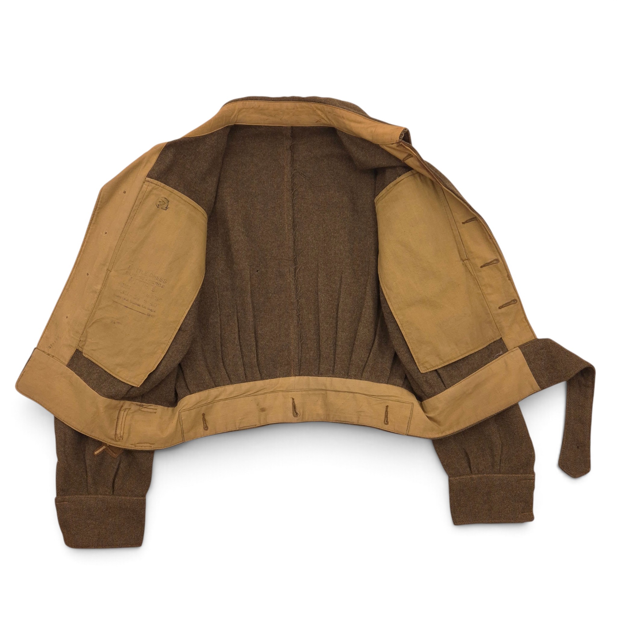 RCEME, 1st Canadian Army - Battle Dress Jacket and Trousers - Image 3