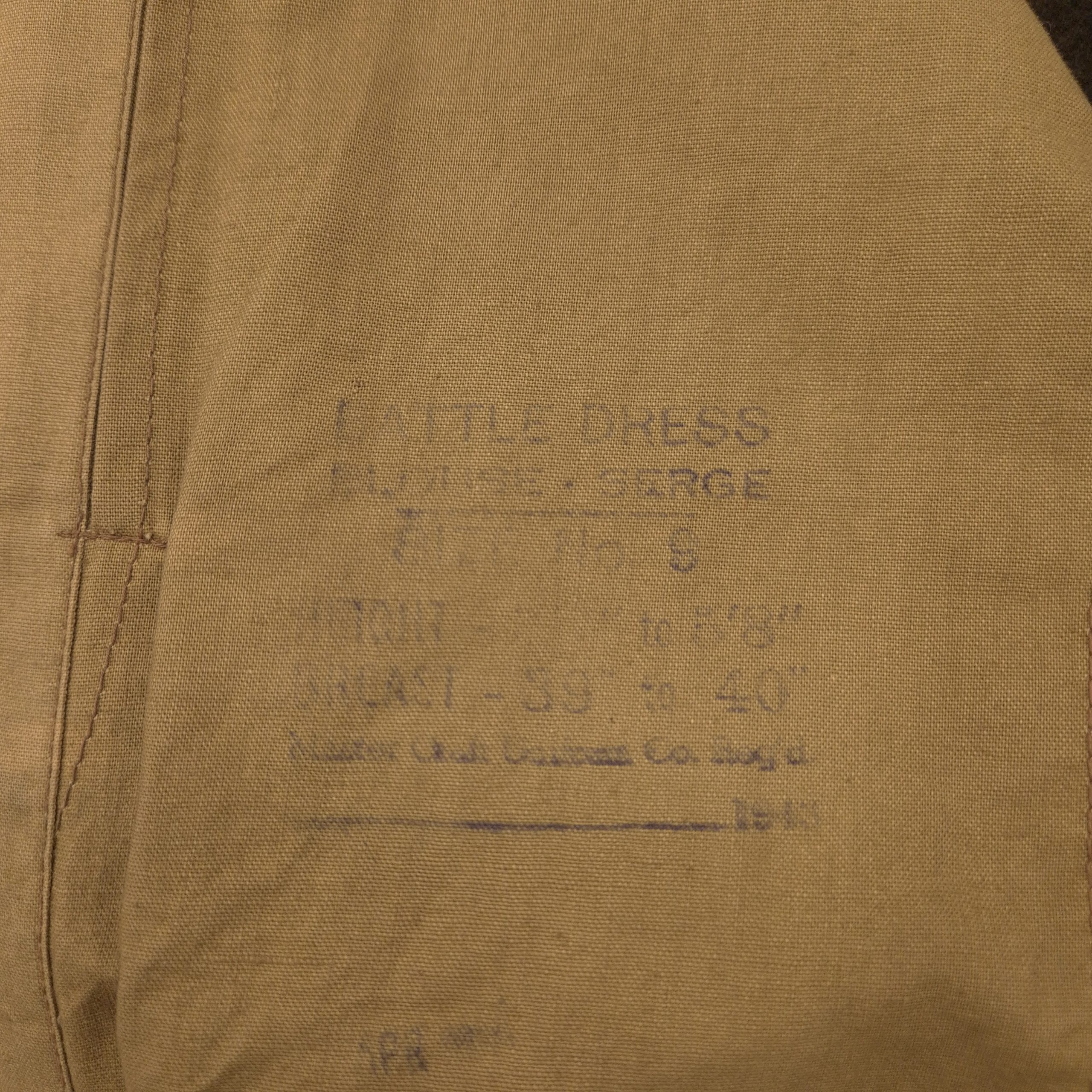 RCEME, 1st Canadian Army - Battle Dress Jacket and Trousers - Image 9