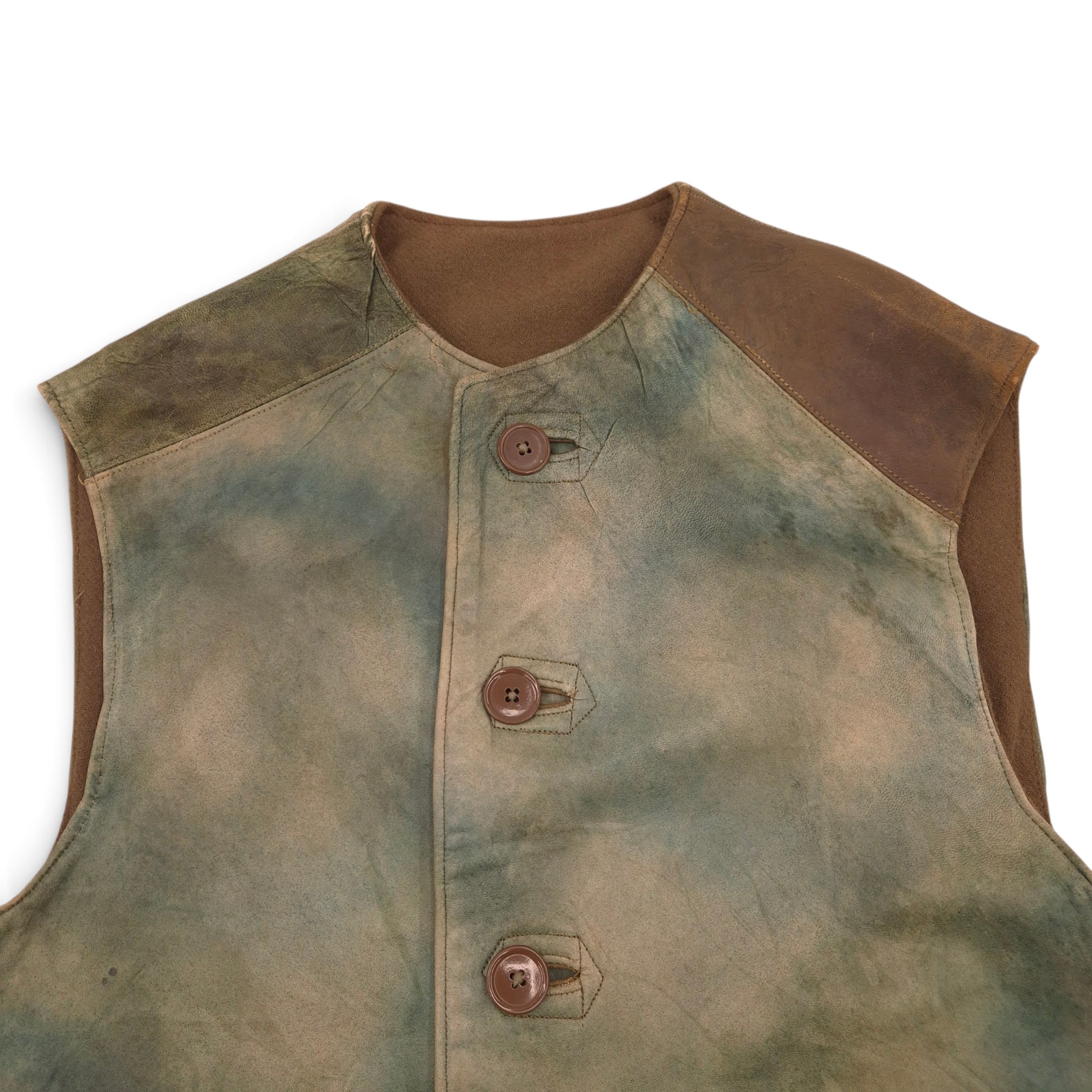 British Camouflaged Leather Jerkin - 1942 - Image 4