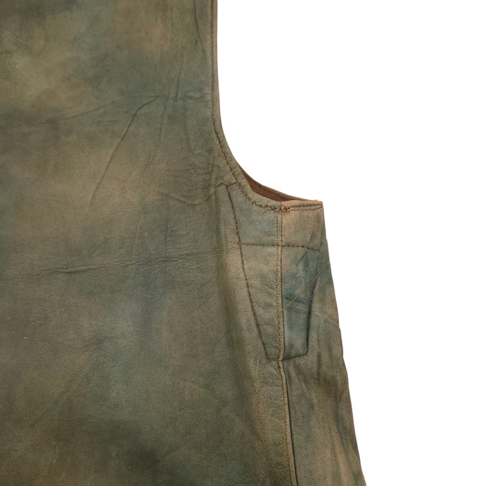 British Camouflaged Leather Jerkin - 1942 - Image 6