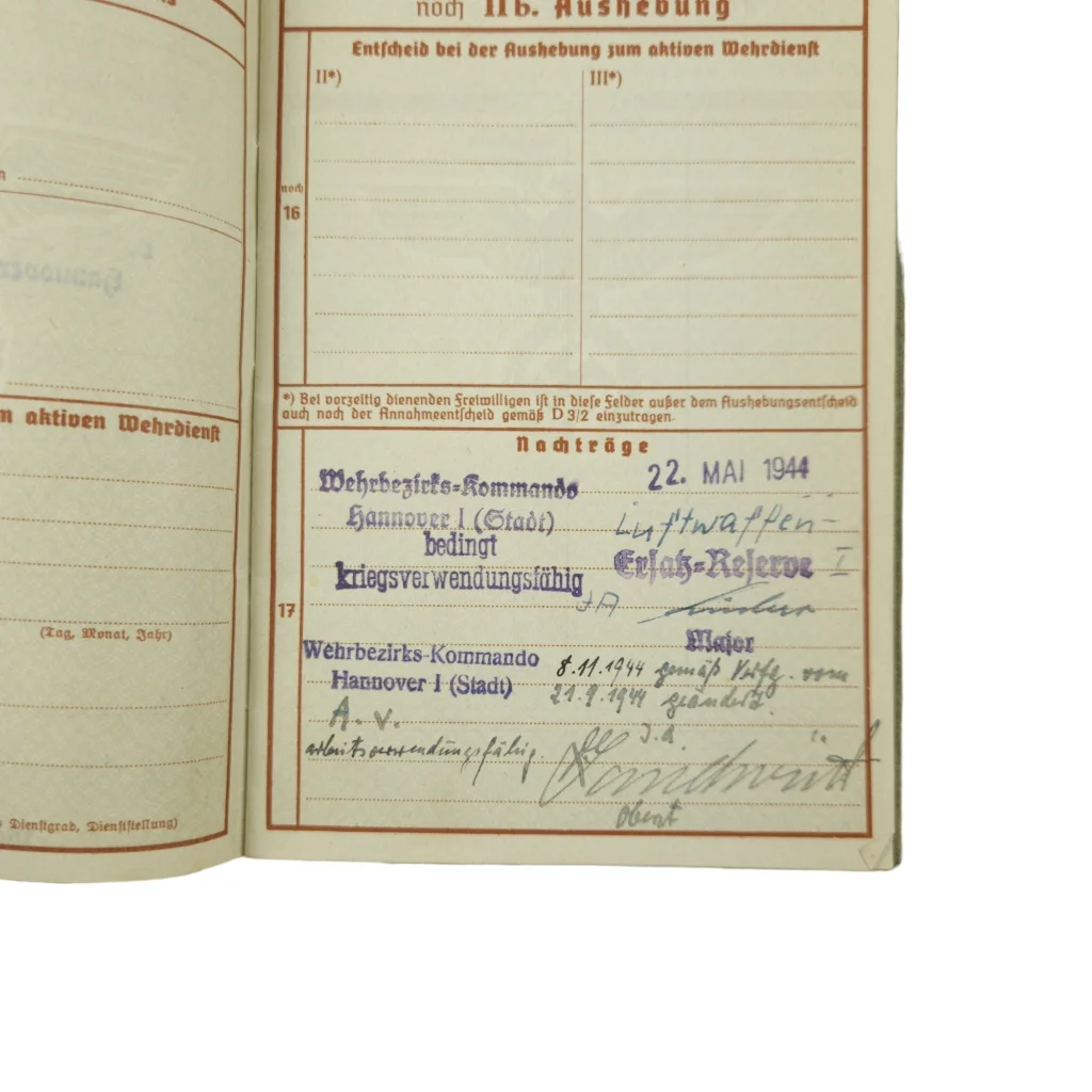 Wehrmacht Wehrpass - Image 5