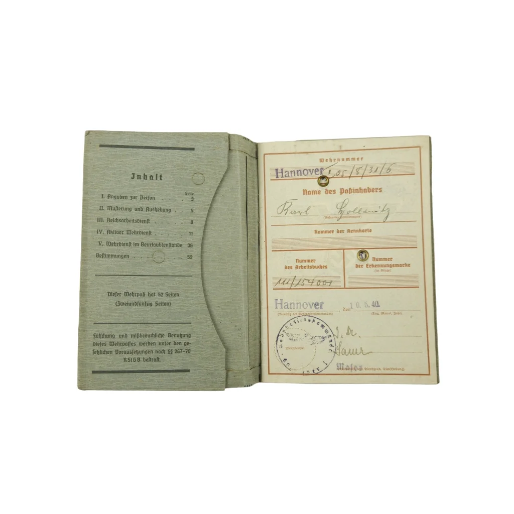 Wehrmacht Wehrpass - Image 2