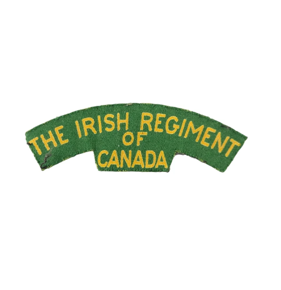 Irish Regiment of Canada - Printed shoulder title