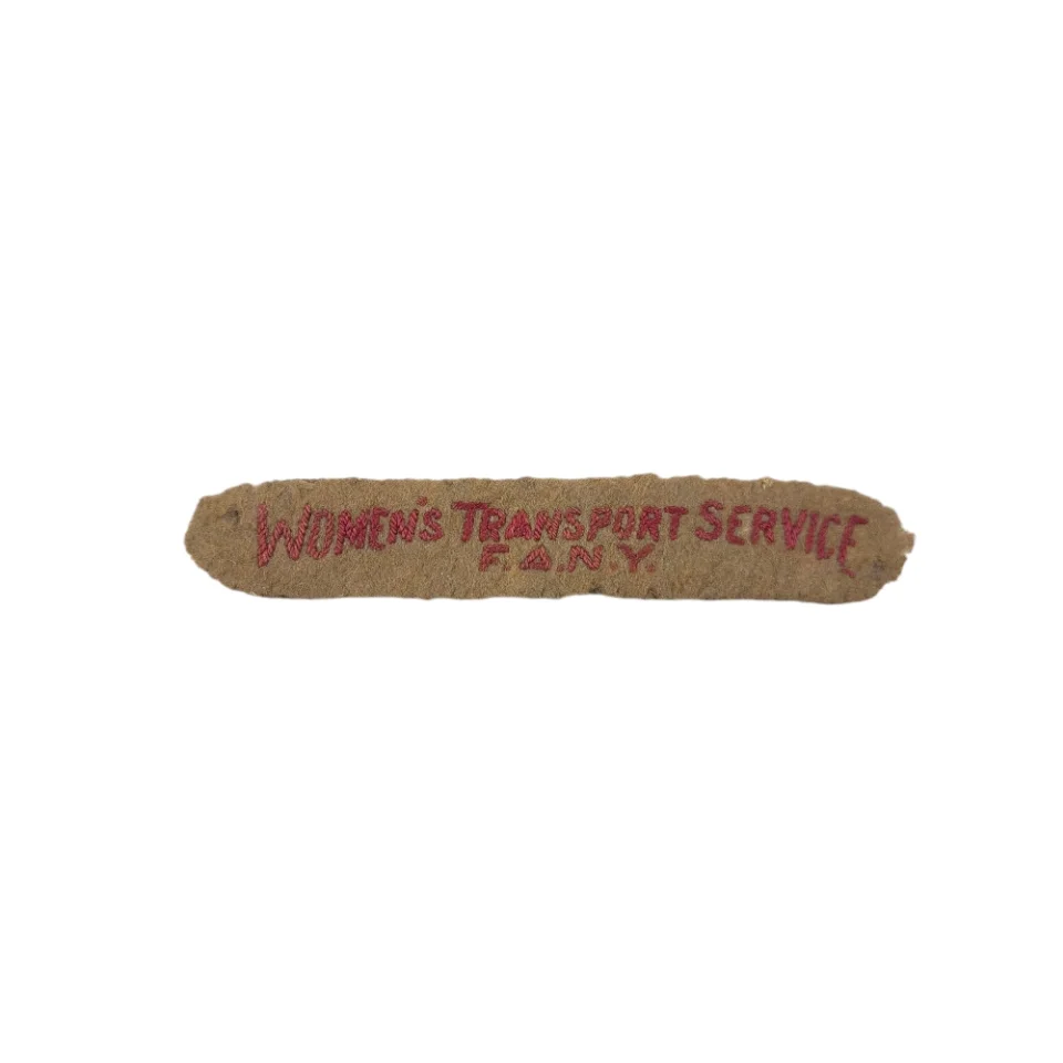 Women's Transport Service F.A.N.Y. - Embroidered shoulder title