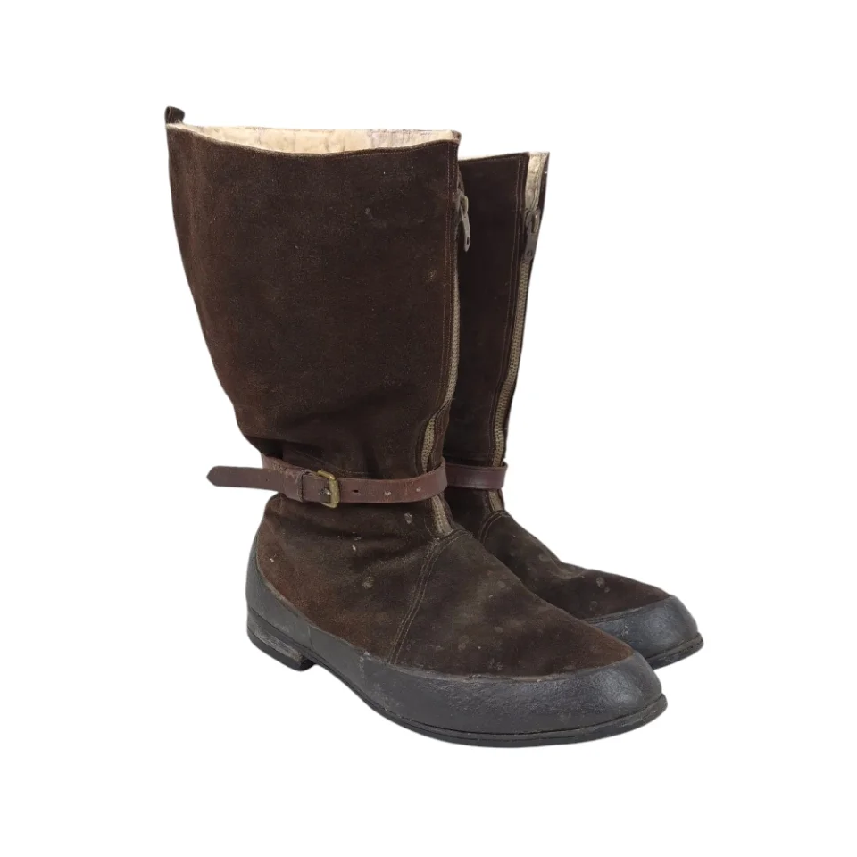 RAF 1941 Pattern 'brown suede' Flying Boots - Image 3