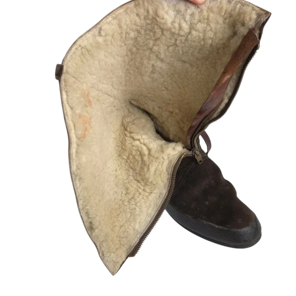 RAF 1941 Pattern 'brown suede' Flying Boots - Image 9