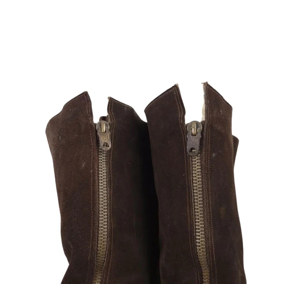 RAF 1941 Pattern 'brown suede' Flying Boots - Image 13