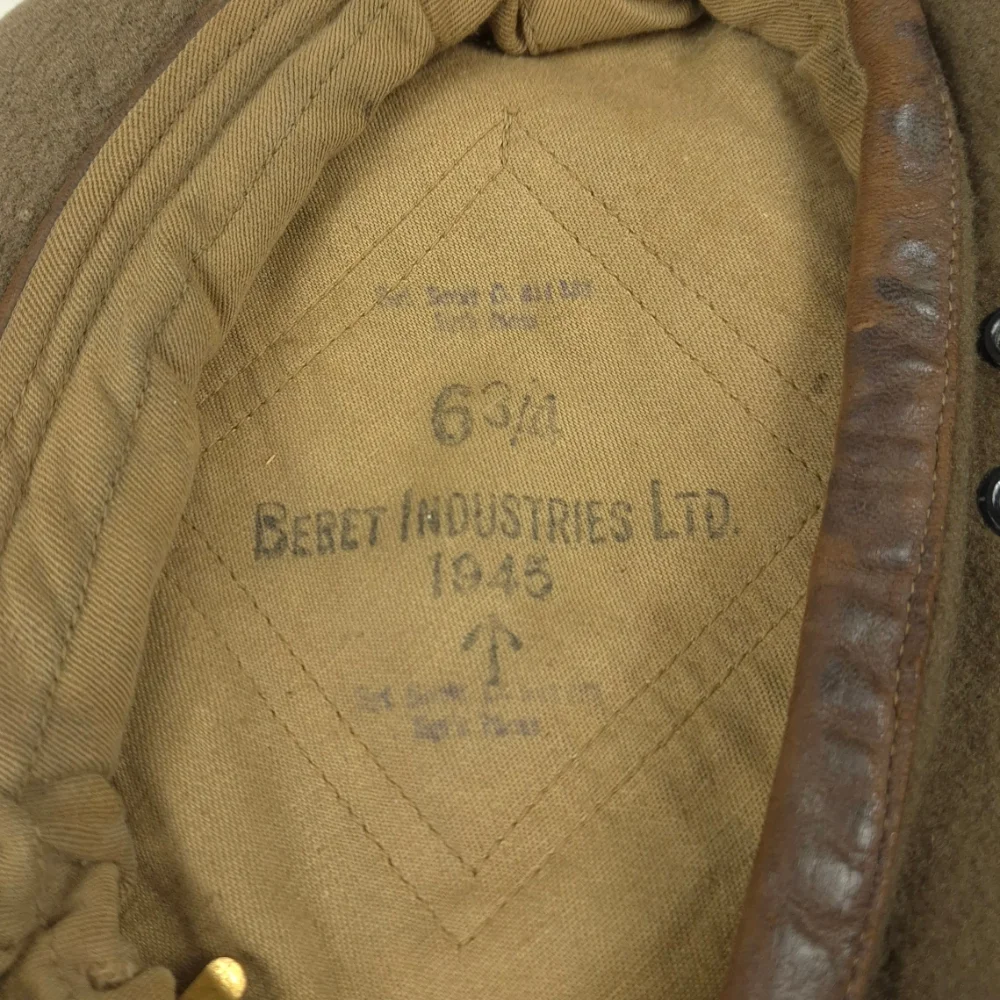 British Beret 'The Buffs' - Dated 1945 - Image 4