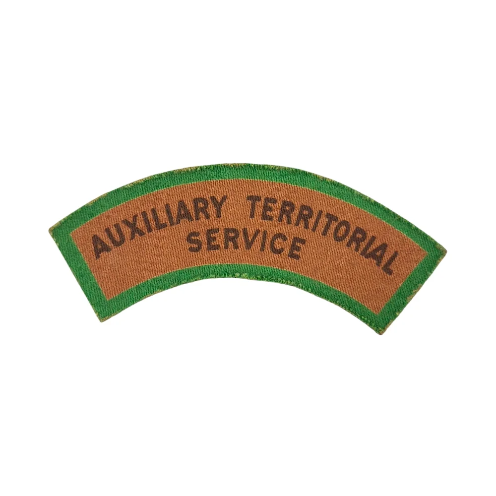 Auxiliary Territorial Service - Printed shoulder title