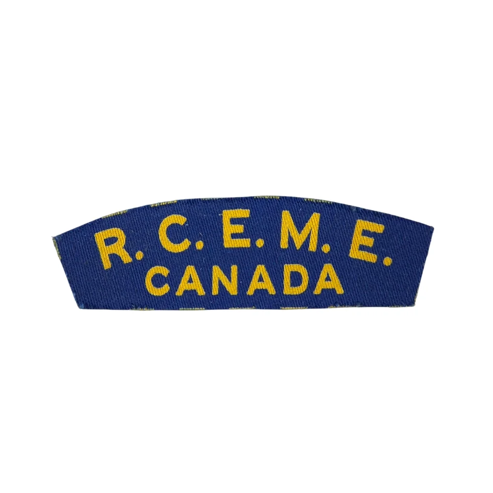 RCEME - Printed shoulder title