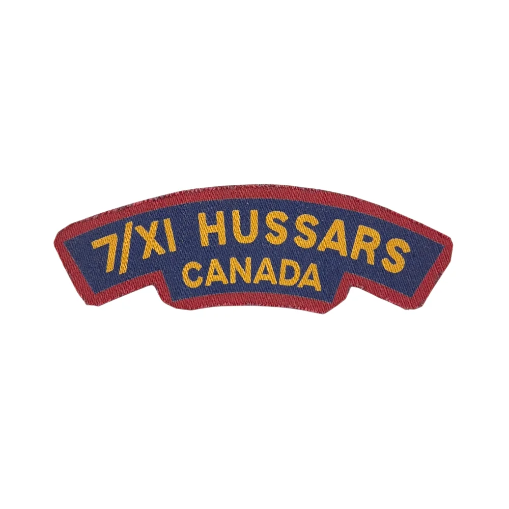 7/XI Hussars - Printed shoulder title