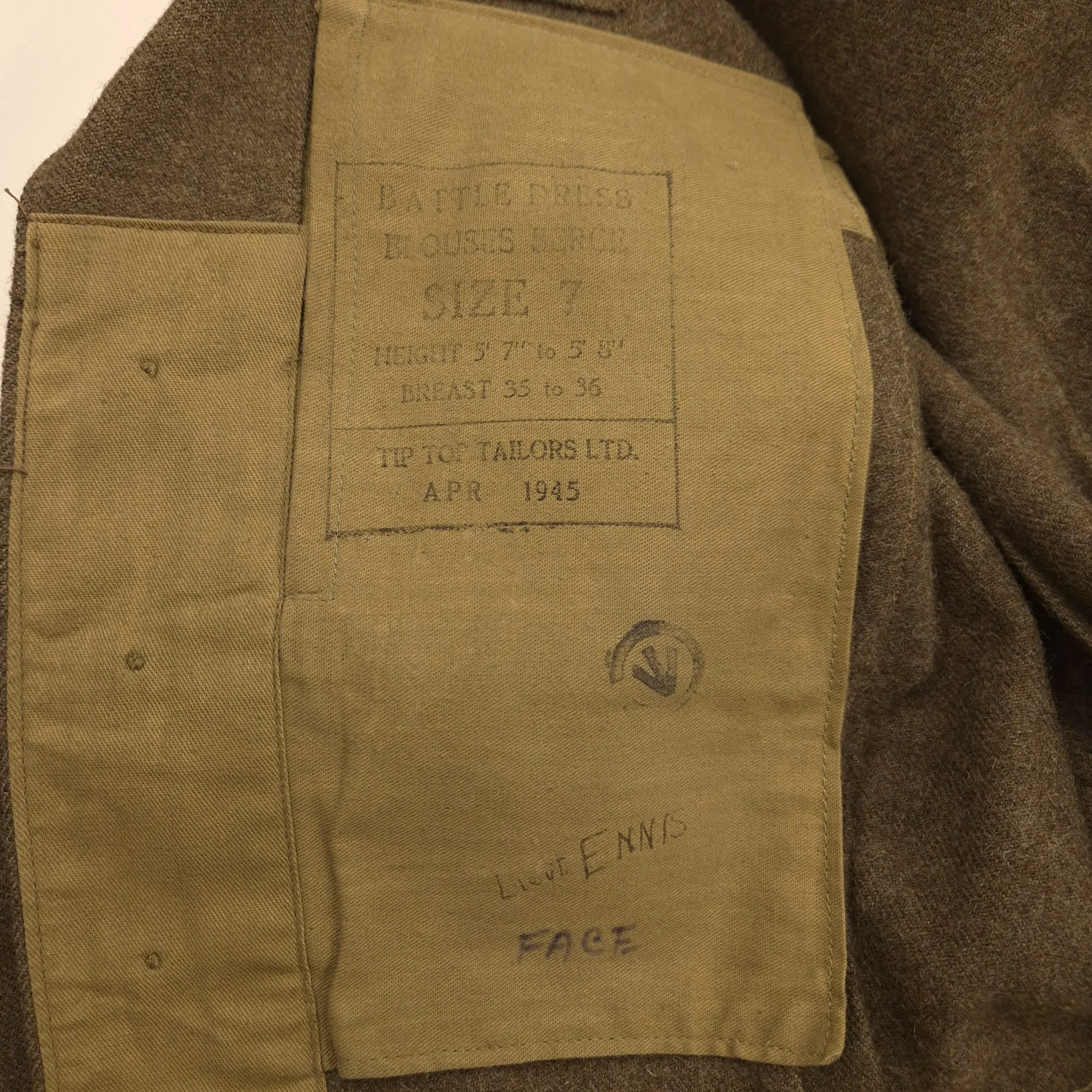 4th LAA RCA - Canadian Officer’s Grouping – Lieutenant Charles E. Ennis. - Image 13