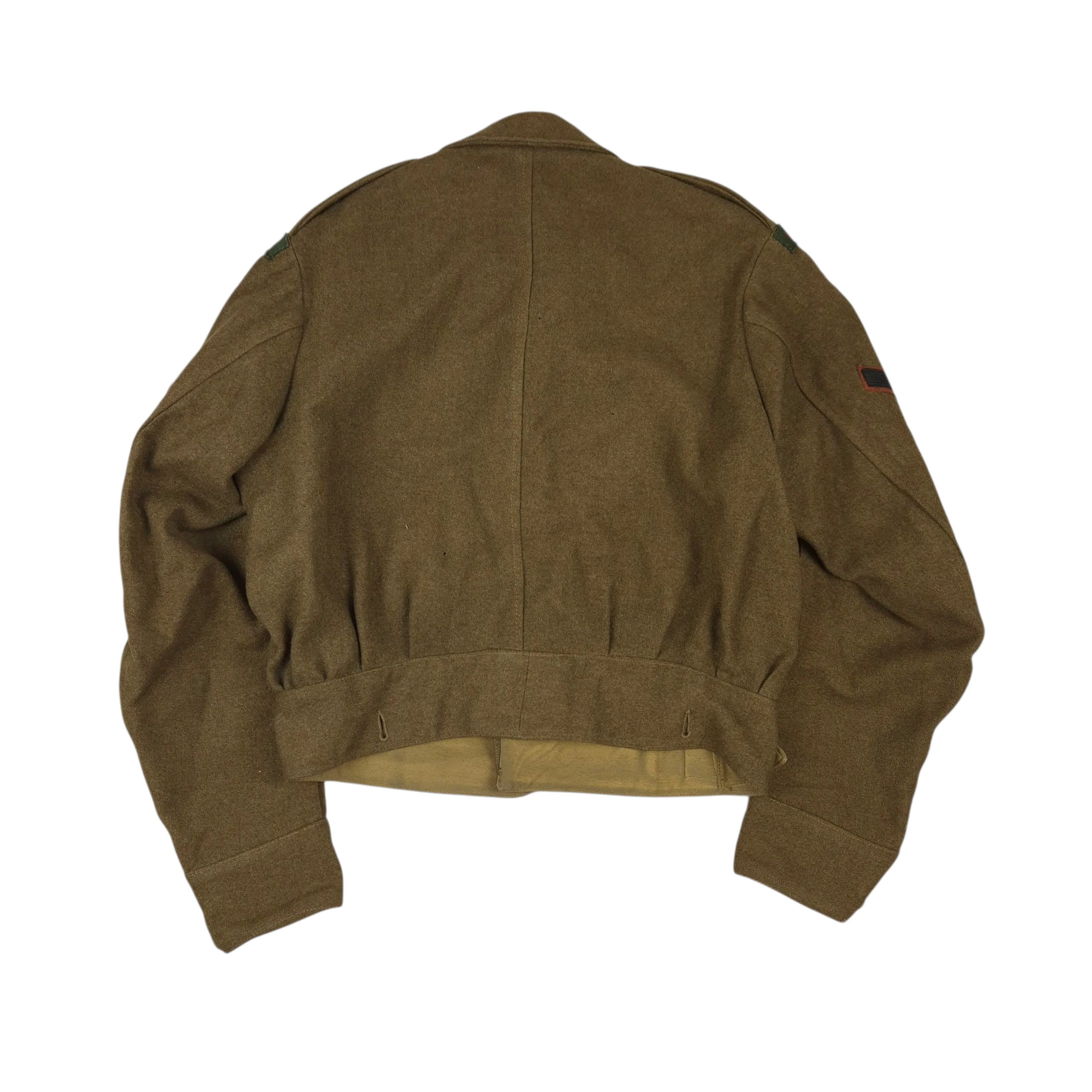 British P40 Battle Dress jacket - Corporal F. Milner - KRRC - Image 3