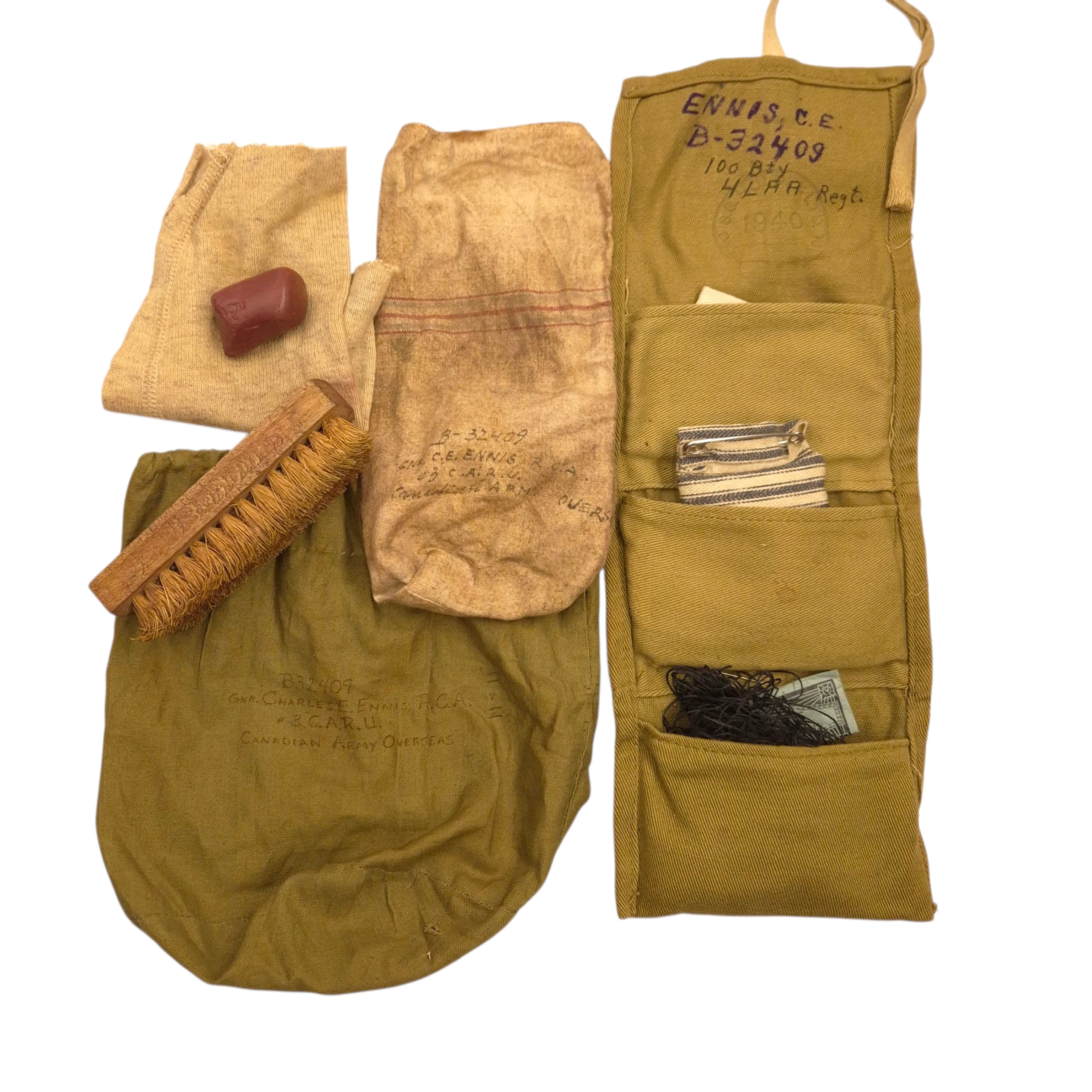 4th LAA RCA - Canadian Officer’s Grouping – Lieutenant Charles E. Ennis. - Image 15