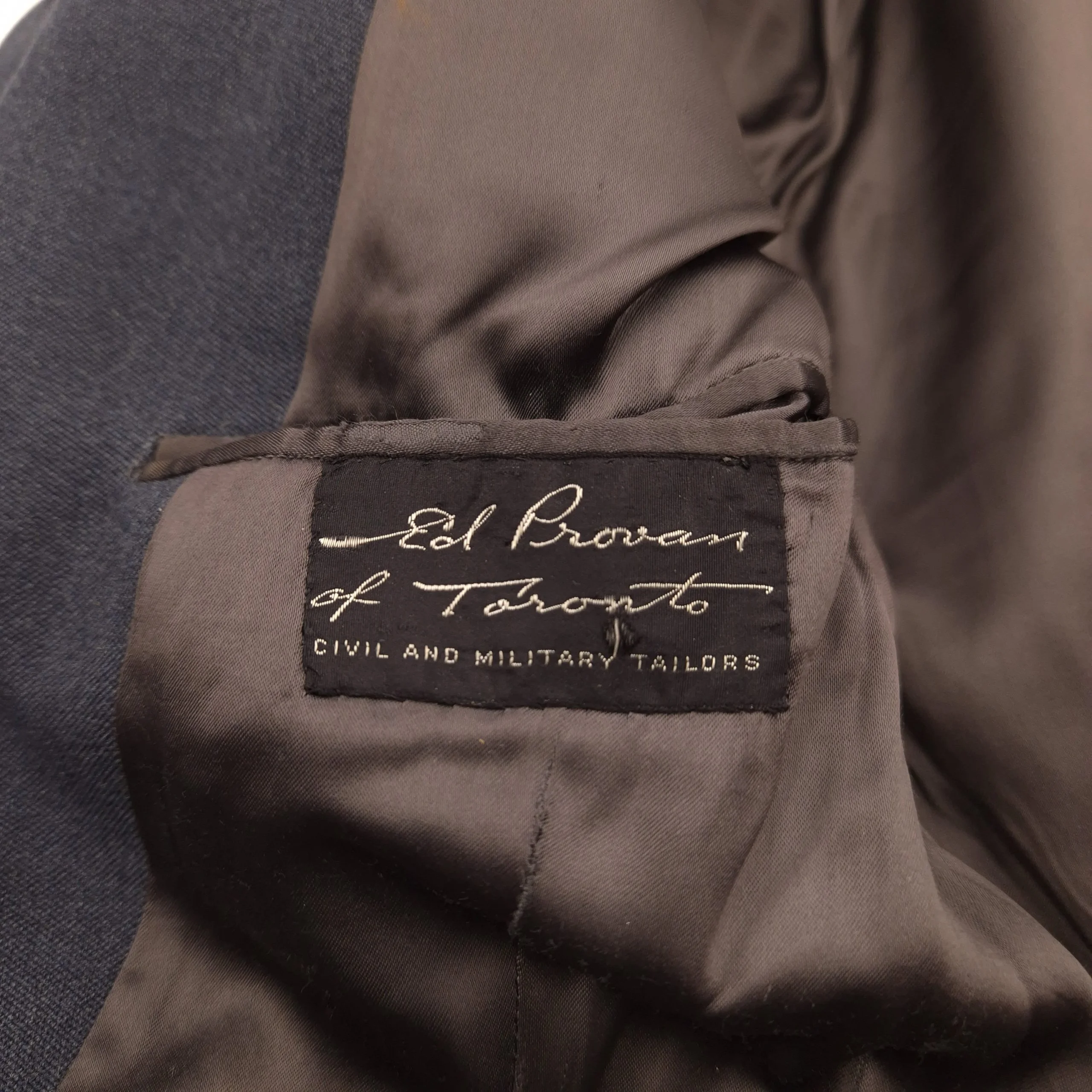 R.C.A.F. Jacket, Trousers and Cap – Named to Flight Lieutenant H.H. Hinton - Image 6