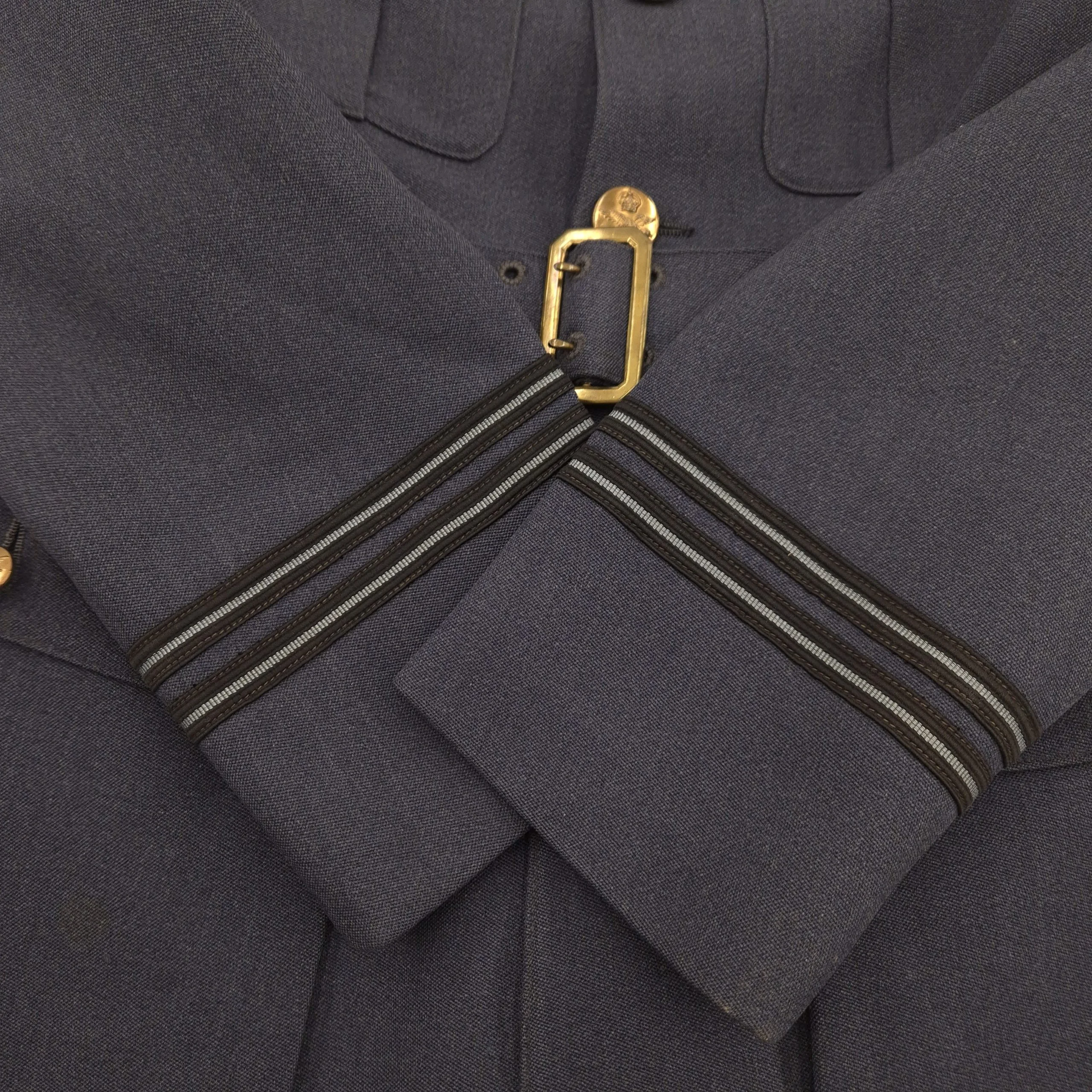 R.C.A.F. Jacket, Trousers and Cap – Named to Flight Lieutenant H.H. Hinton - Image 7