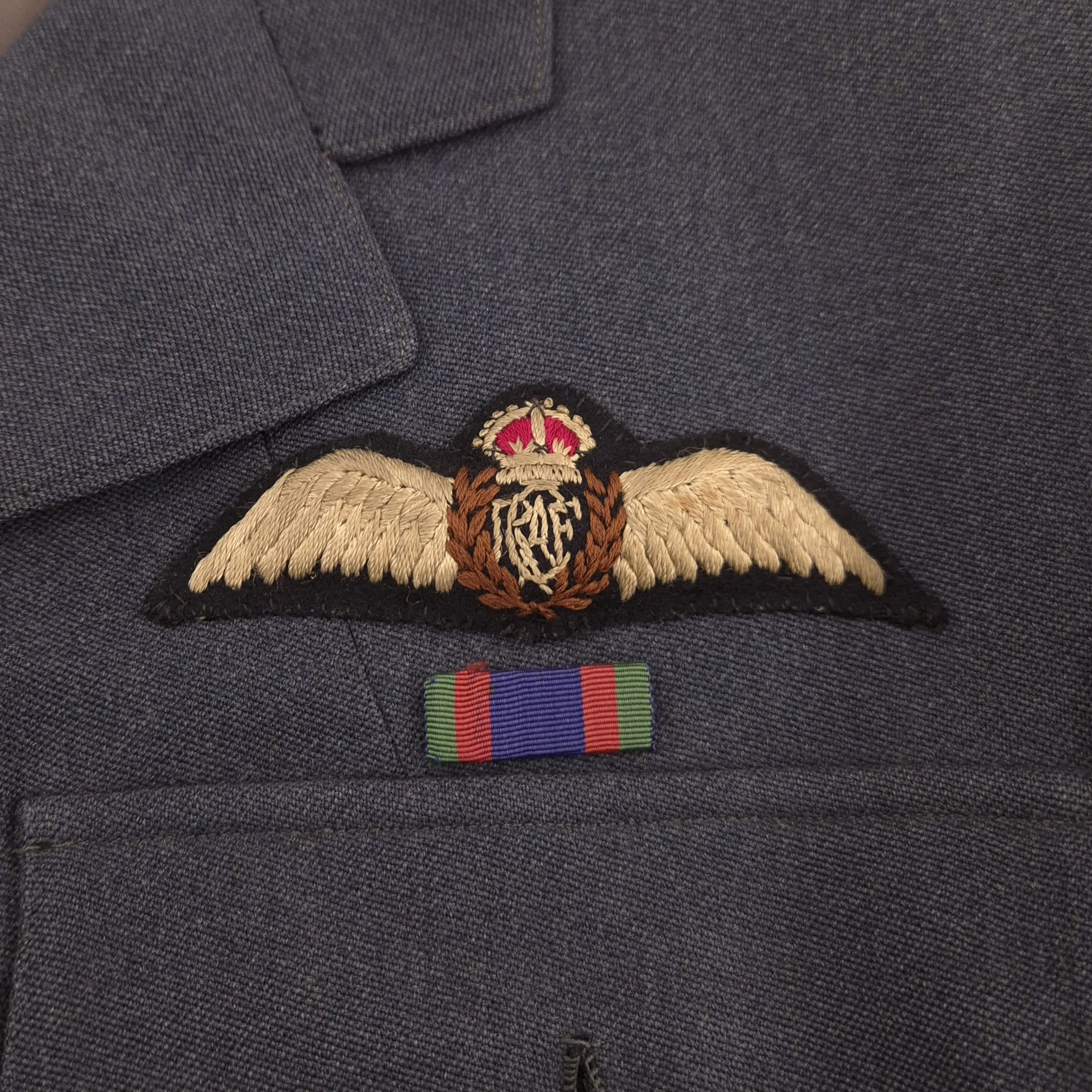 R.C.A.F. Jacket, Trousers and Cap – Named to Flight Lieutenant H.H. Hinton - Image 8