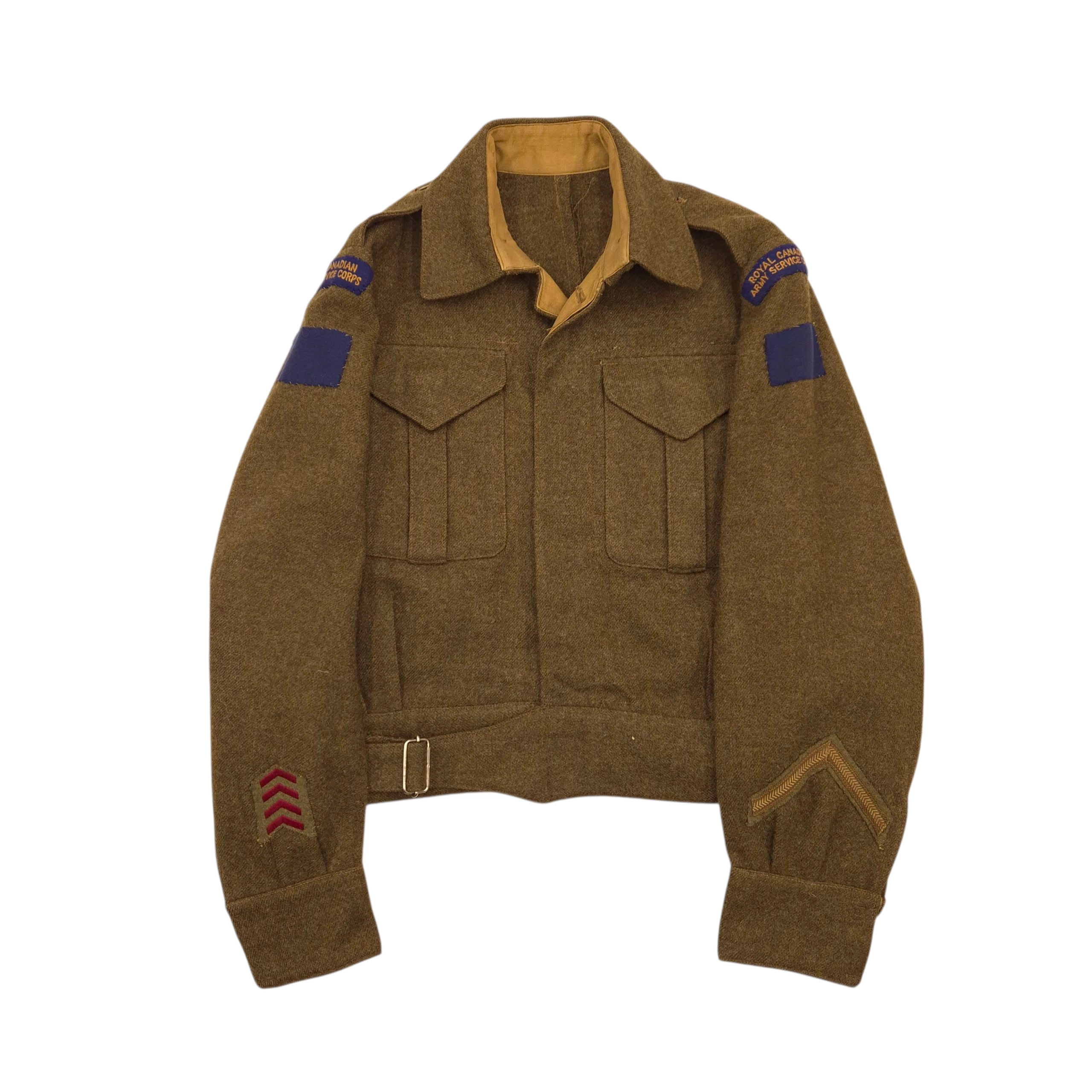 RCASC Battle Dress Jacket – 2nd Canadian Infantry Division
