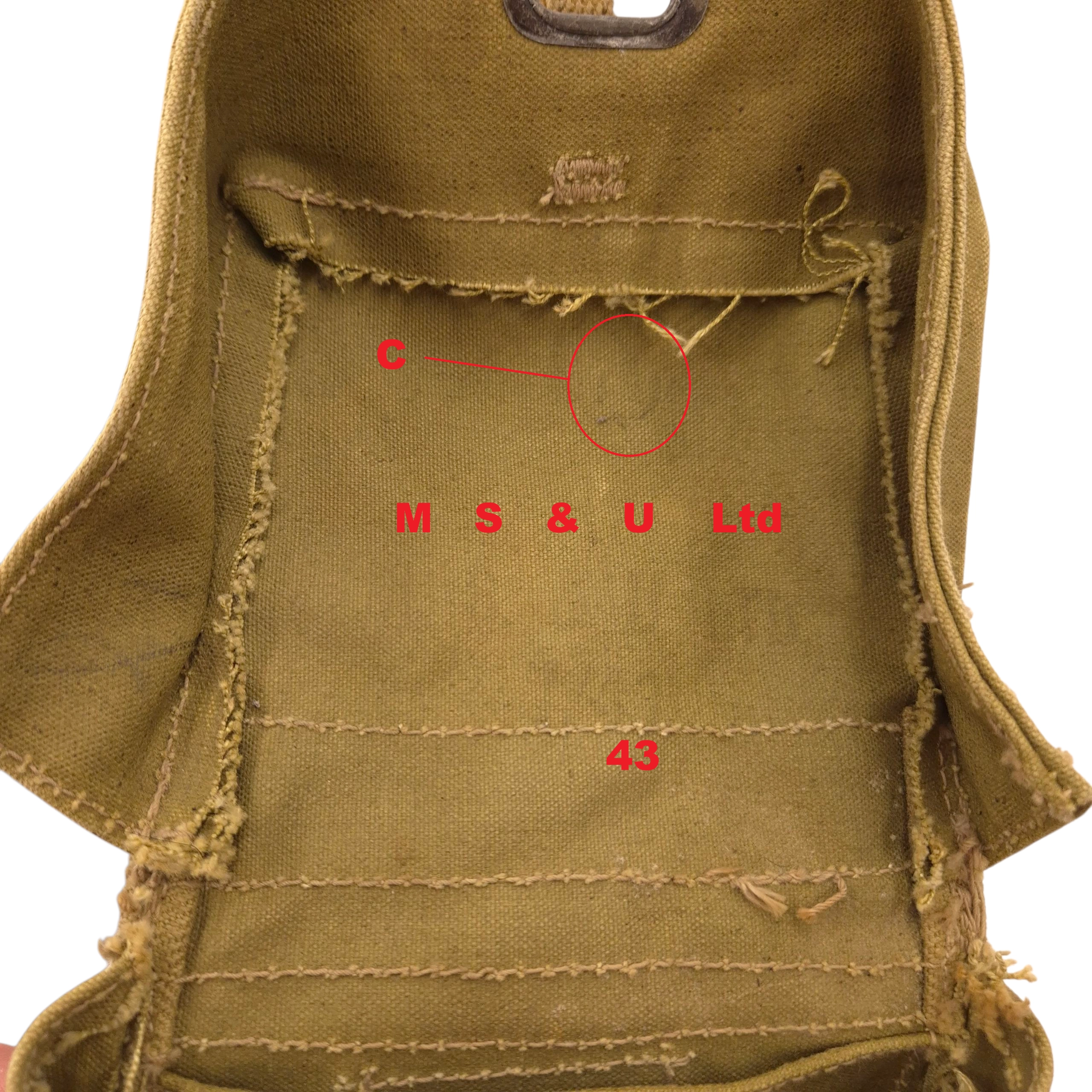 Canadian Bag for Light Respirator - MS&U 1943 - Image 3