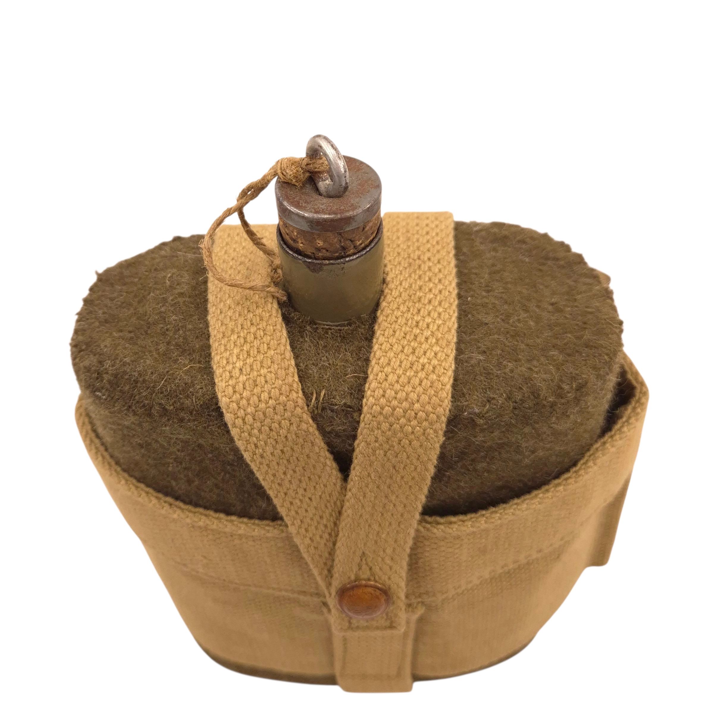British 'Mounted Troops' Water bottle and carrier - MECo 1940 - Image 2