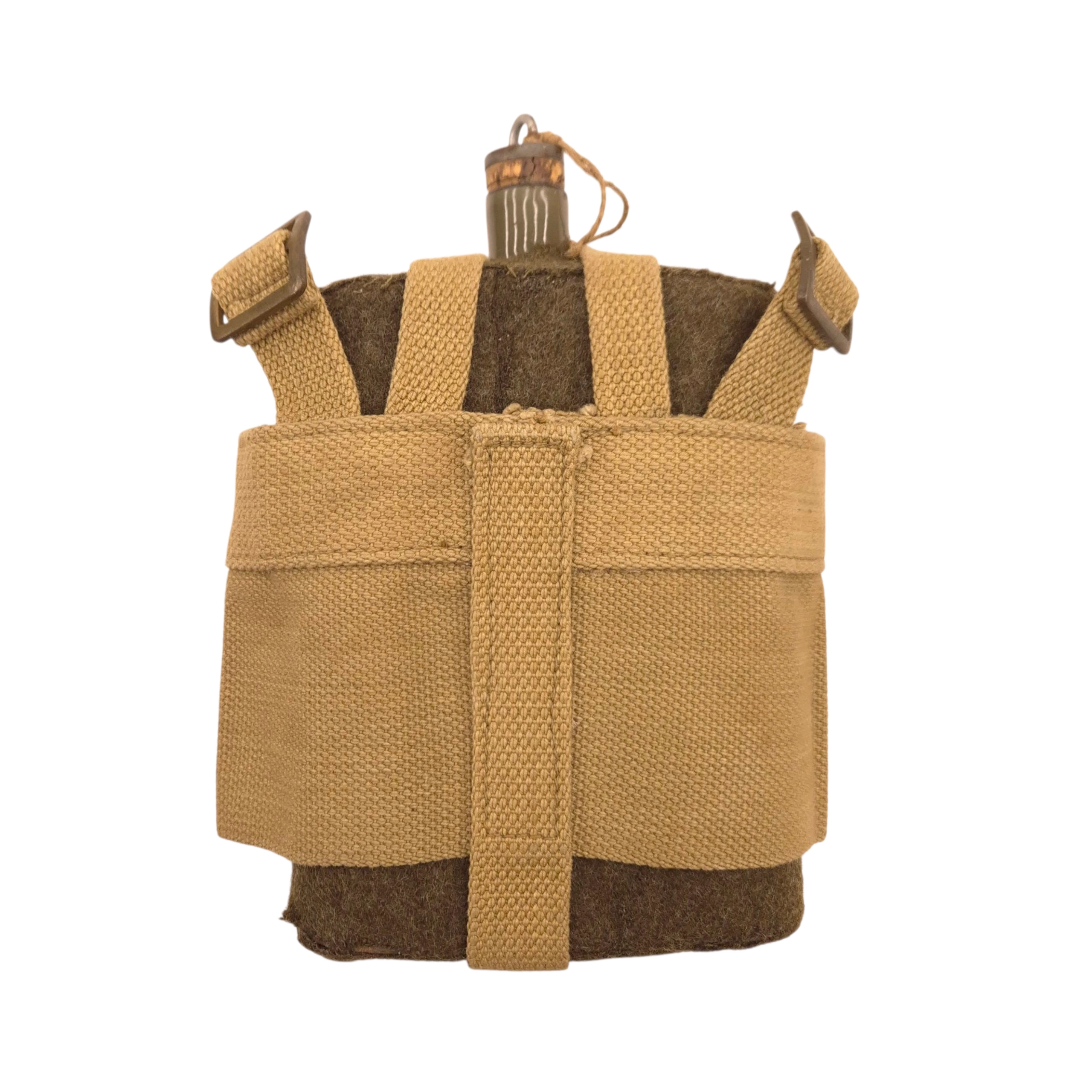 British 'Mounted Troops' Water bottle and carrier - MECo 1940 - Image 3