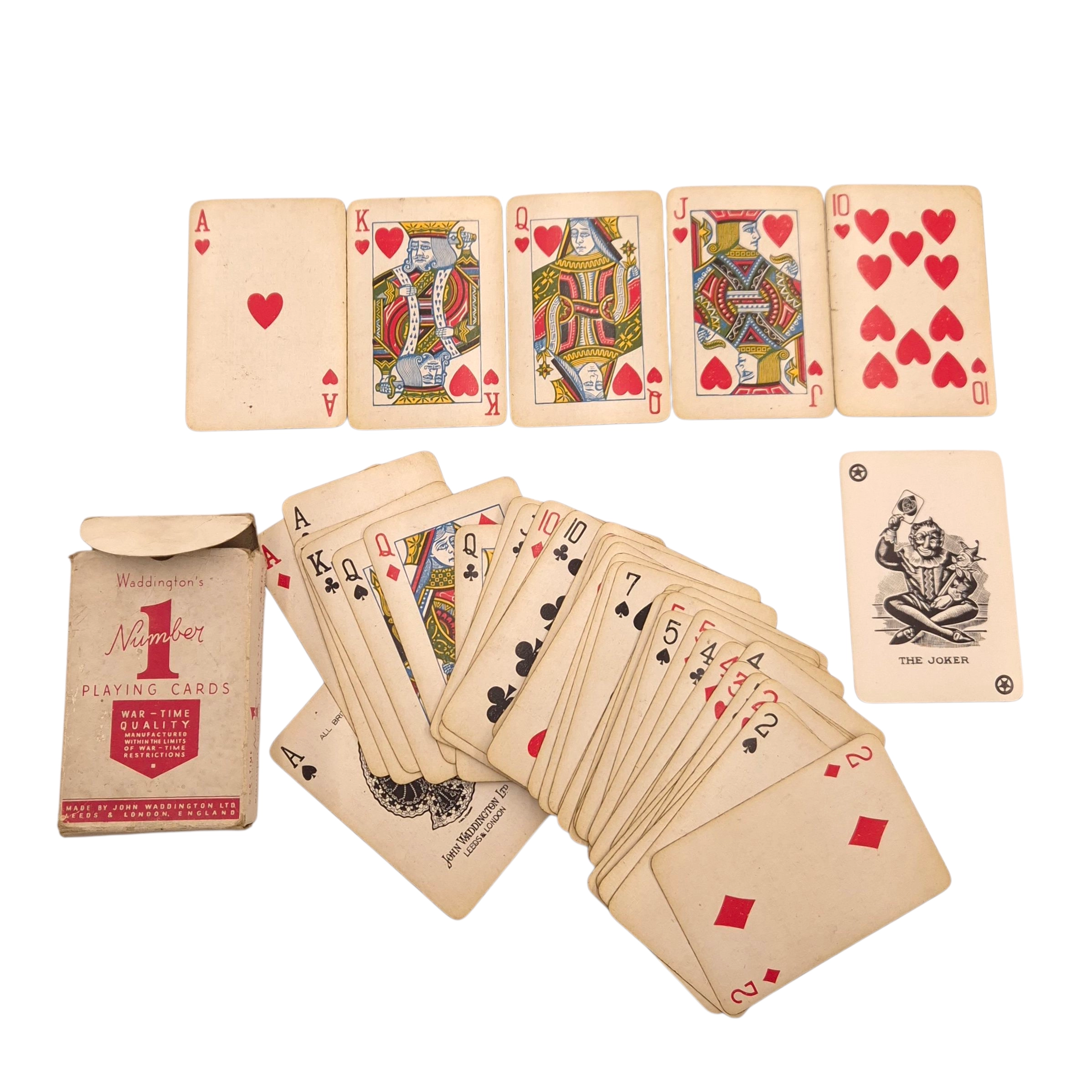 British War-time playing cards
