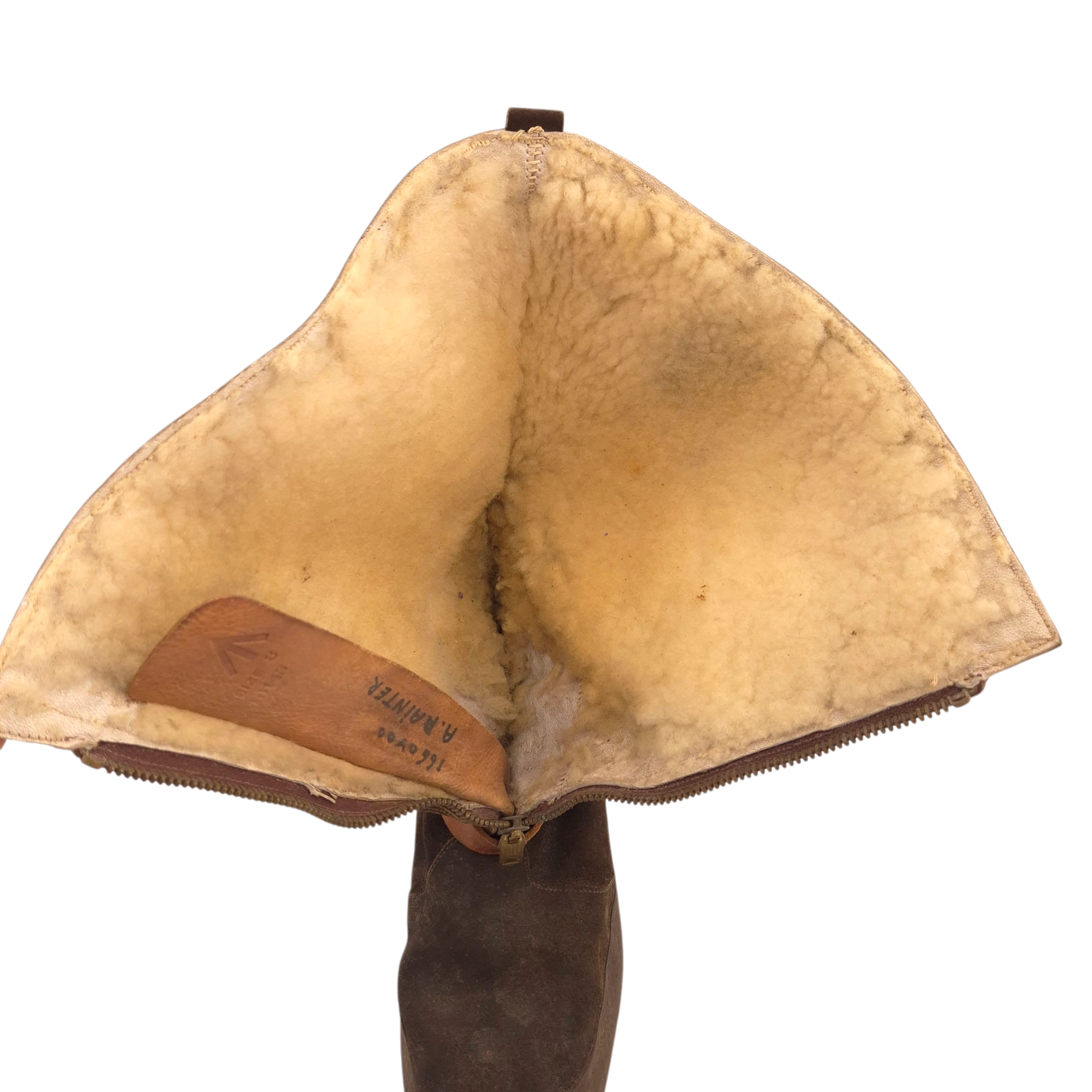 R.A.F. 1941 Pattern Flying Boots - Size 8 - Image 13