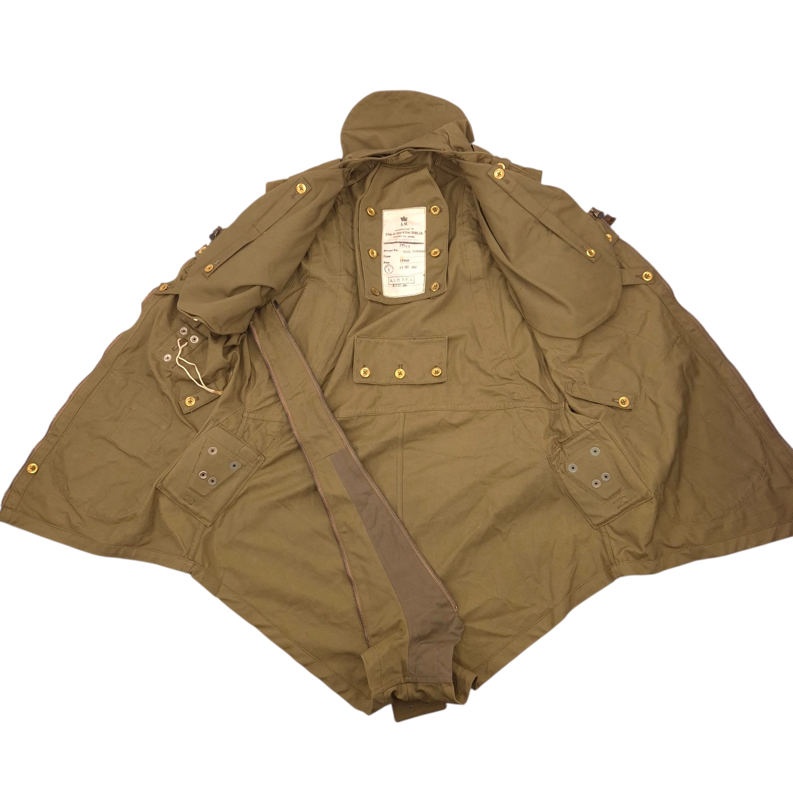 R.A.F. Irving Combined Pattern Flying Suit - Dated 1940 - Image 3