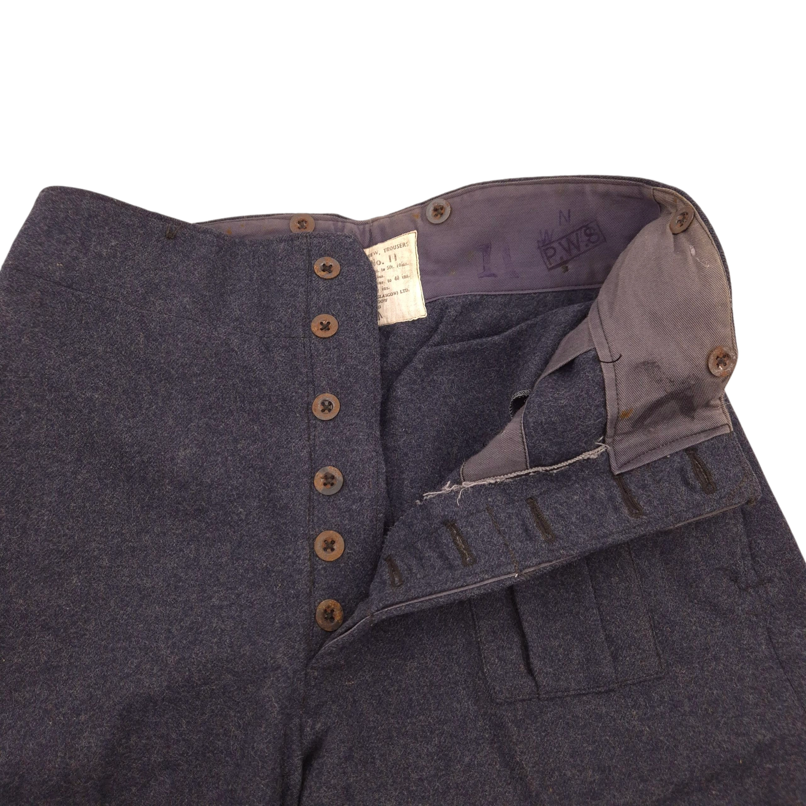 R.A.F. Suits Aircrew Trousers - Dated 1943 - Image 8