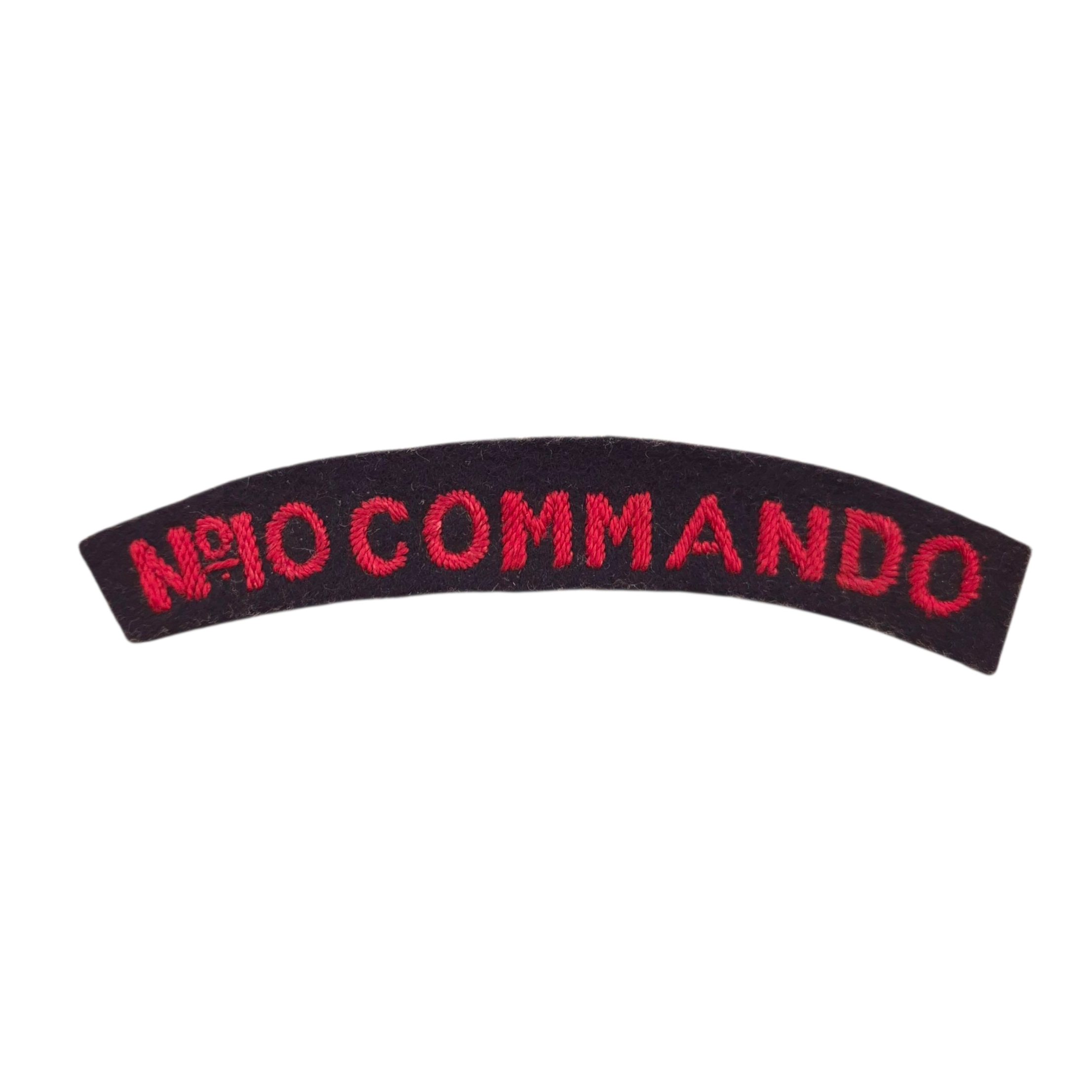 No.10 (Inter-Allied) Commando - Embroidered shoulder title