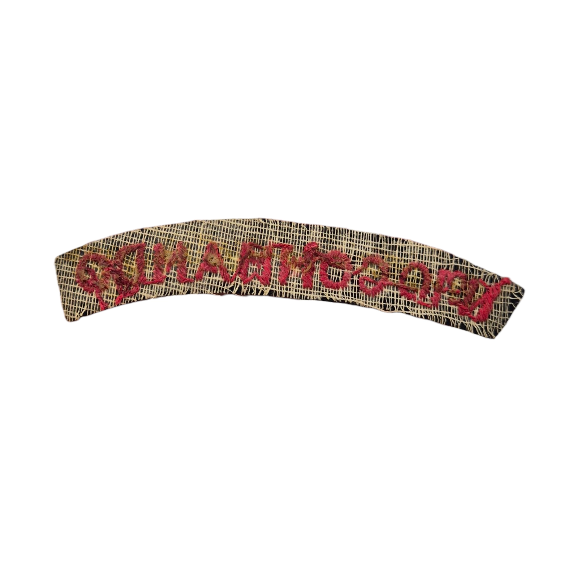 No.10 (Inter-Allied) Commando - Embroidered shoulder title - Image 2