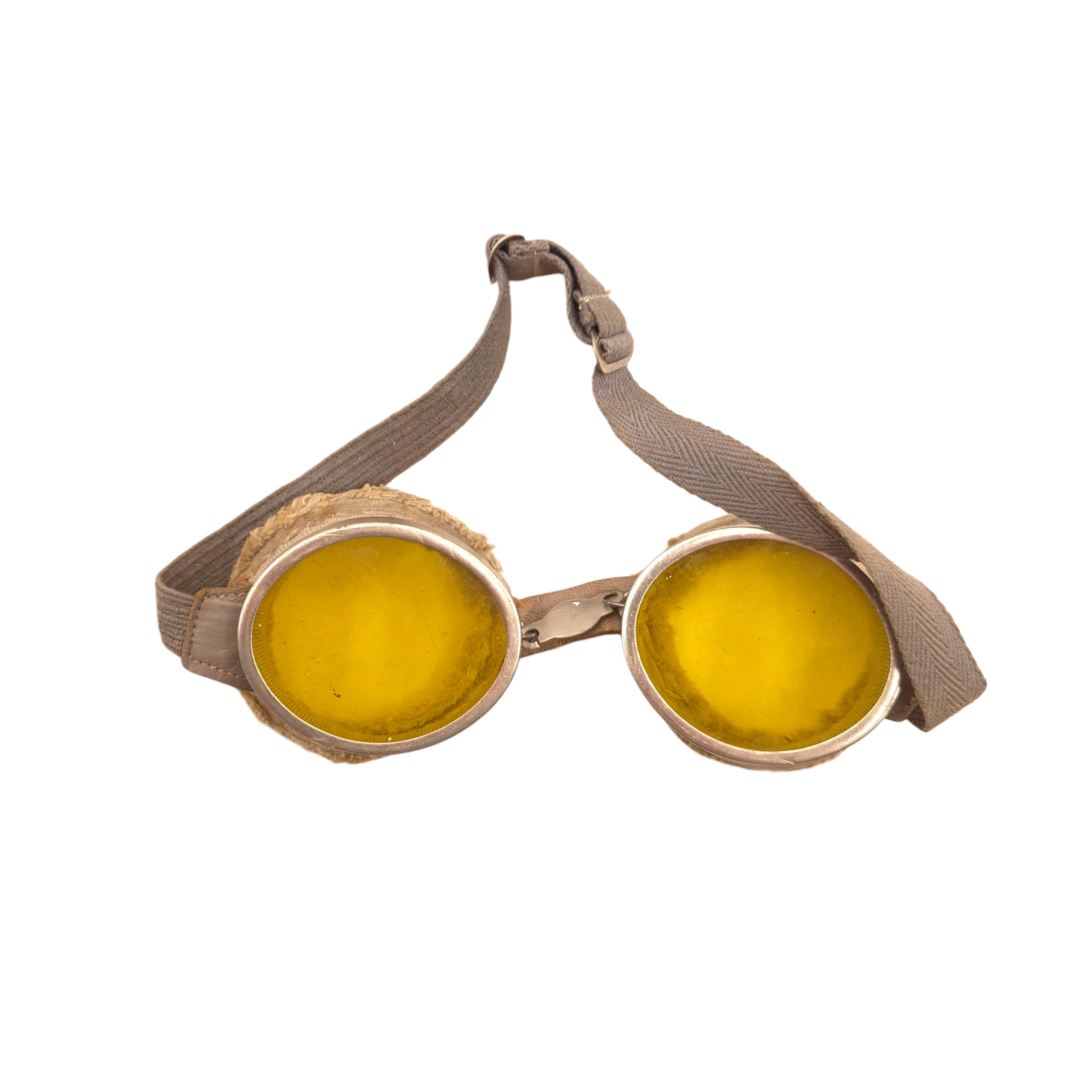 British Dispatch Rider's Goggles in metal box - Image 2