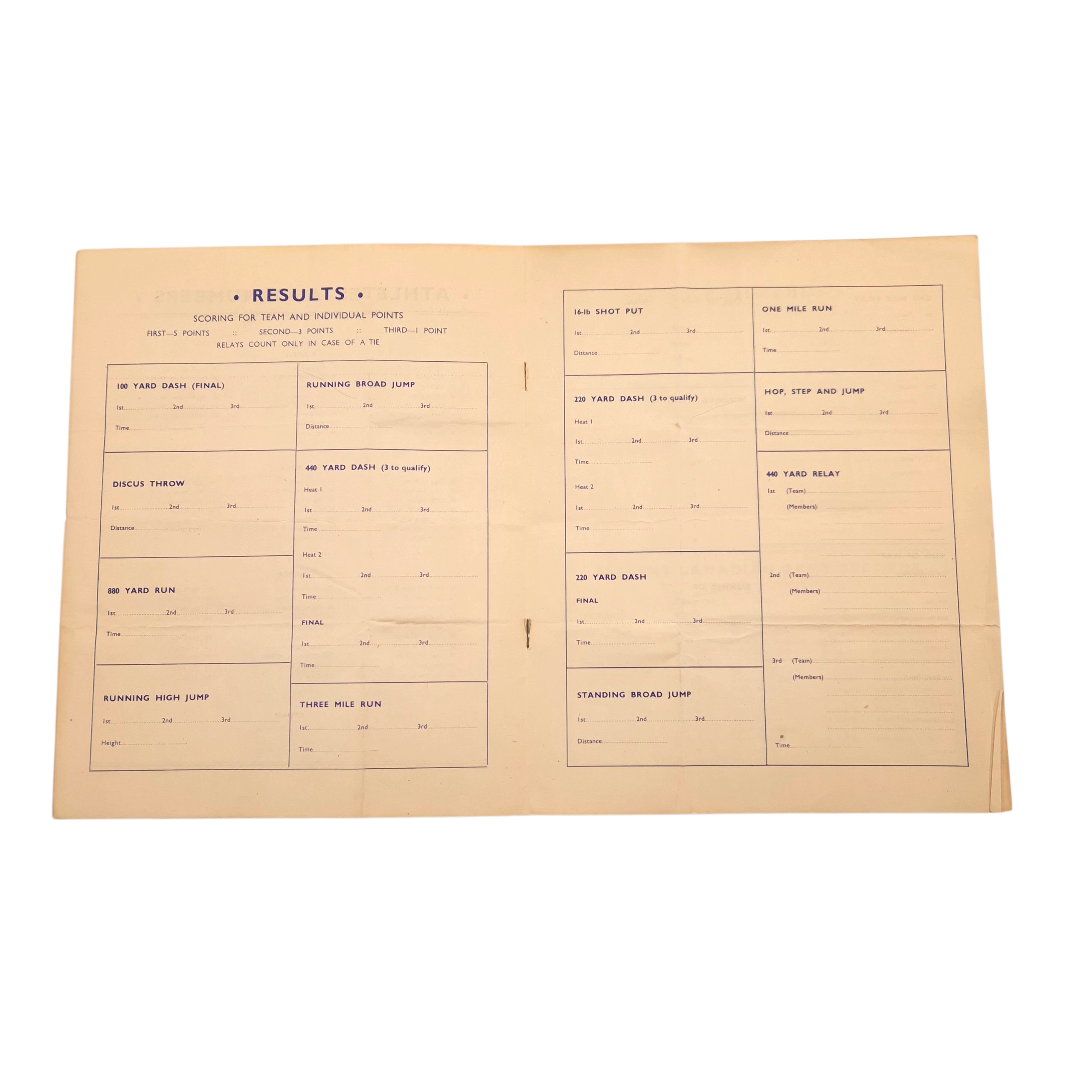 Canadian Army England Championships 1945 Programme - Image 4